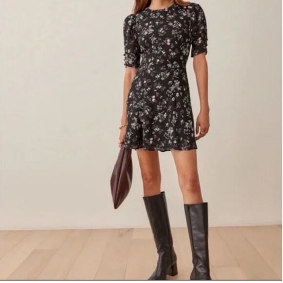 Reformation Maylin Floral Print Dress - Picture 1 of 13